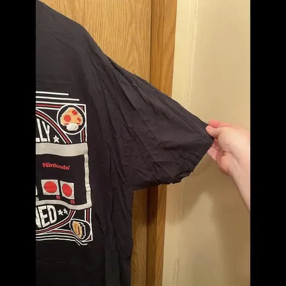 Nintendo T-Shirt Mens 2XL Entertainment System Black NES Classically Trained - Picture 5 of 6